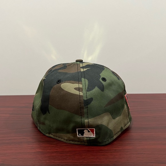 New Era, 59Fifty Fitted Hat, Los Angeles Dodgers, 75th World Series, Camouflage - Picture 4 of 10